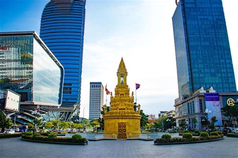 Premium Photo | A beautiful panoramic view of Phnom Penh city Cambodia