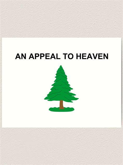 "An Appeal to Heaven Flag The PineTree Flag" Art Print for Sale by allhistory | Redbubble