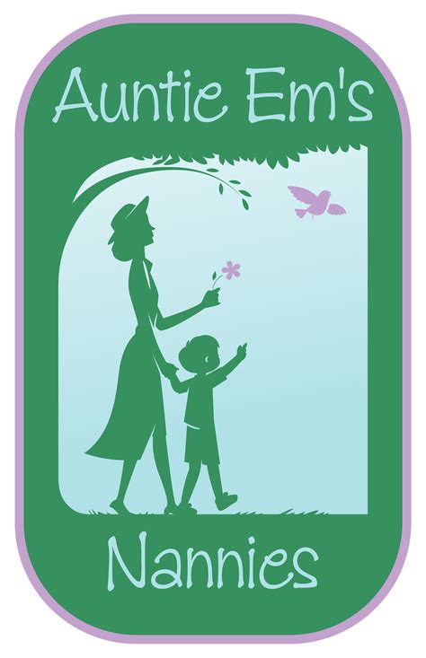 Auntie Em's Nannies. Sober and classy logo design with great colors. Classy Logos, Entertainment ...