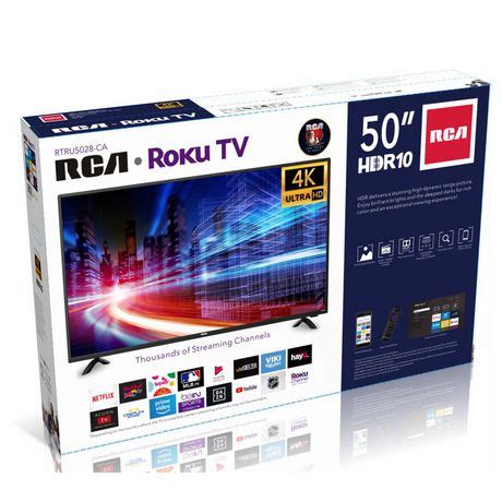 RCA 50" 4K UHD LED Roku Smart TV - RTRU5028 | Walmart Canada