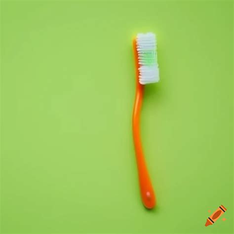 Yellow toothbrush