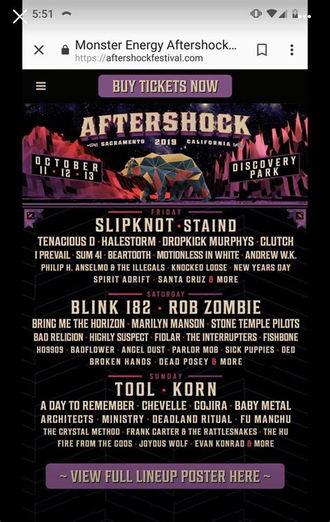 Aftershock 2019 lineup leaked on accident, then taken down immediately ...