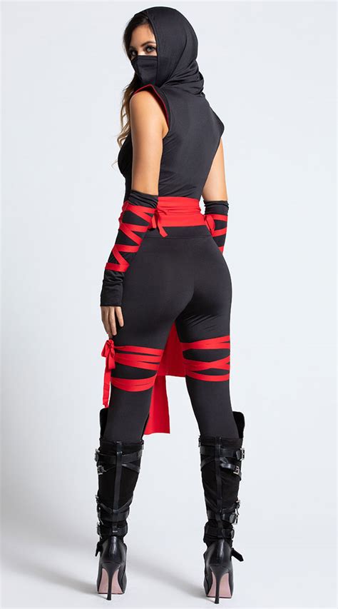 Deadly Ninja Costume, Womens Ninja Costume, Black Ninja Costume - Yandy.com