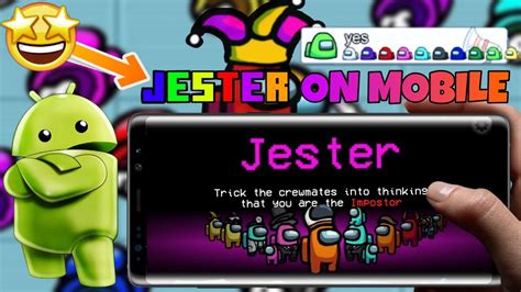 HOW TO PLAY AMONG US JESTER MODE ON MOBILE | AMONG US JESTER ROLE ANDROID & IOS DOWNLOAD NOW ...