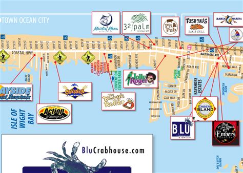 Local Maps | Ocean City Md Chamber Of Commerce throughout Printable Map ...