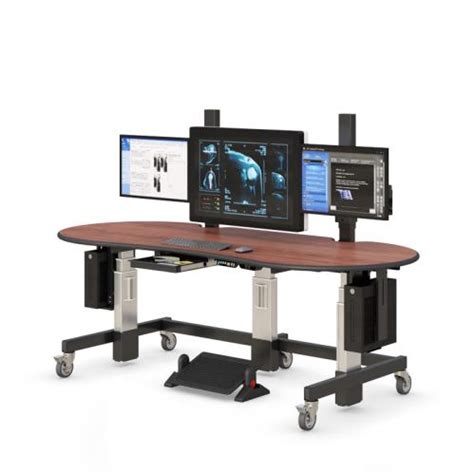 Ergonomic Electric Standing Desk for Radiology Ultrasound Reading ...