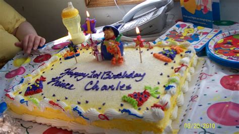 Charles first birthday cake by enterprisedavid on deviantART