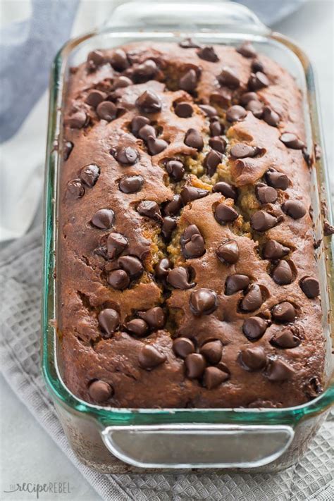 Chocolate Chip Banana Bread recipe - The Recipe Rebel