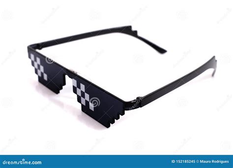 Meme pixel glasses stock image. Image of design, retro - 152185245