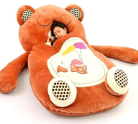 These Giant Plush Animal Sleeping Bag Beds Are Perfect For Kids Sleepovers