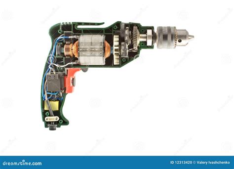 The drill parts stock photo. Image of inside, machine - 12313420