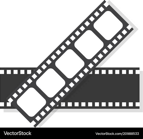 Movie film frame icon Royalty Free Vector Image