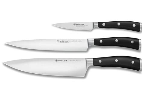 Wusthof Classic Ikon Rebrand 3 Piece Cook's Set