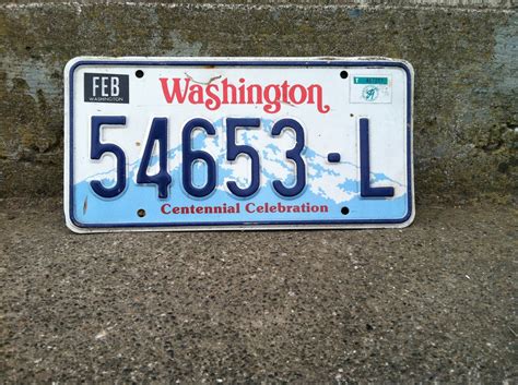 Washington State License Plate by TwoDiggingDivas on Etsy