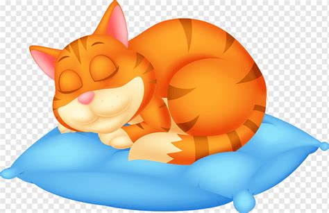 Cat Kitten Illustration, Sleeping kitten, animals, cat Like Mammal ...