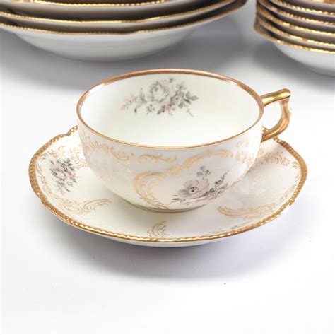 Rosenthal Porcelain Gold Rimmed "Sanssouci" Dinnerware | EBTH