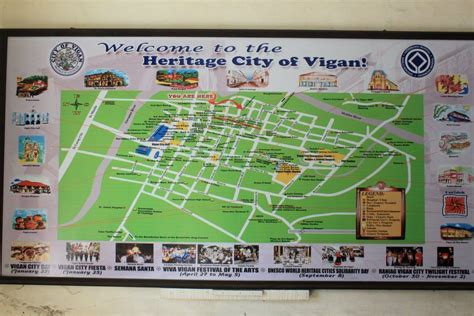 vigan tourist map... | Tourist map, Ilocos norte, Tourist