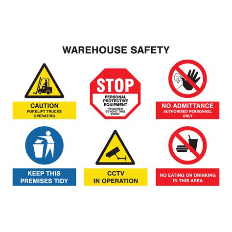 Warehouse Safety Signs