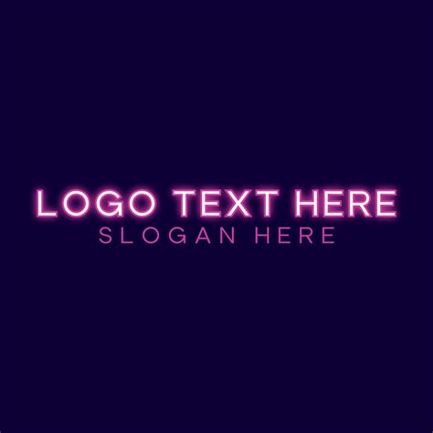 Pink Neon Business Logo | BrandCrowd Logo Maker