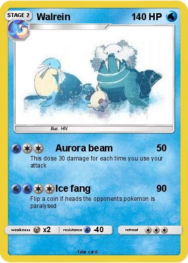 Pokémon Walrein 51 51 - Aurora beam - My Pokemon Card