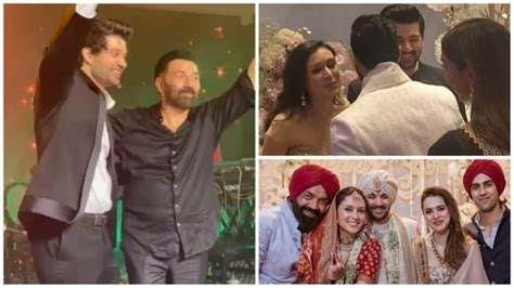 Inside pics from Karan Deol, Disha Acharya's wedding; Bobby Deol ...