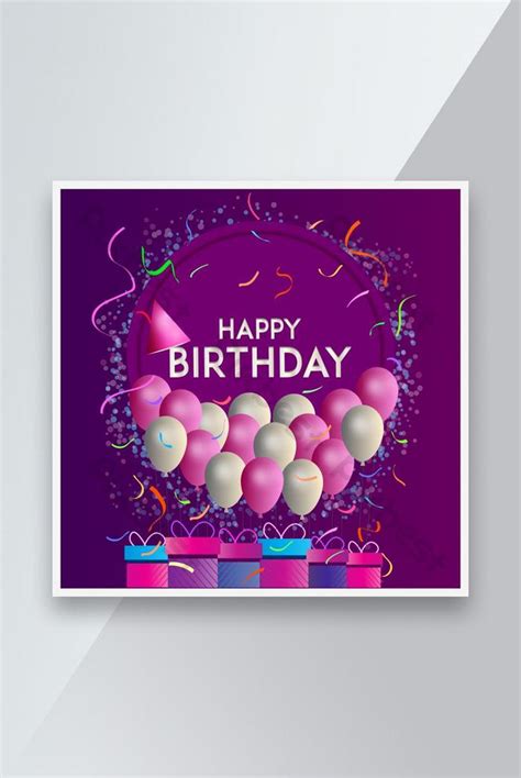 Beautiful Birthday Greetings Card Psd For Free Downlo - vrogue.co