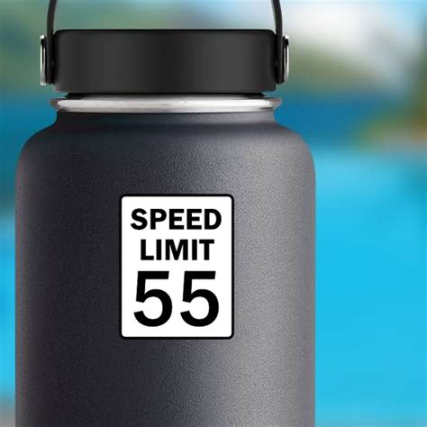 Speed Limit 55 Sticker