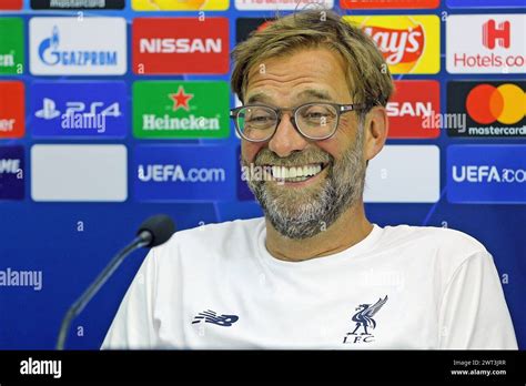 Liverpool coach, Jurgen Klopp, during the press conference at the San ...