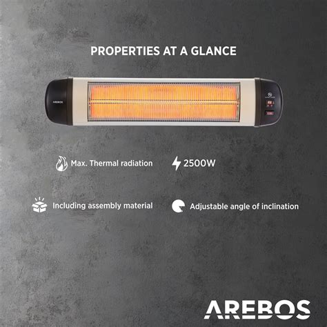 Infrared Heater with Remote Control Patio Heater