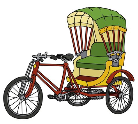 Classic cycle rickshaw Stock Vector Image by ©2v #149378896