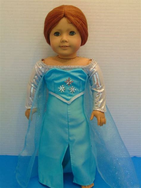 Frozen Elsa Costume for American Girl or 18 Inch Doll | Elsa frozen costume, Elsa costume ...