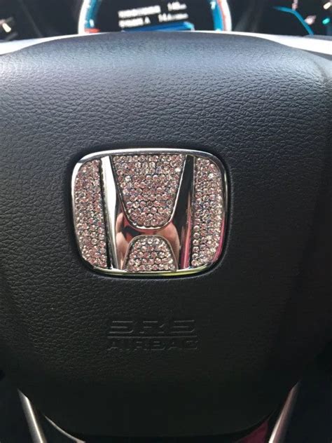 Bling Honda Emblem for Steering Wheel LOGO Sticker Decal – Carsoda