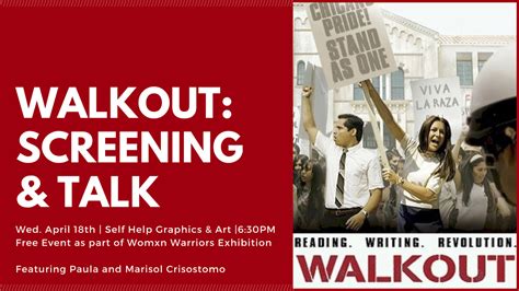 “Walkout” Movie Screening & Conversation — Mujeres de Maiz