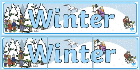 Winter Banner | Twinkl Banner | Save time planning - Twinkl