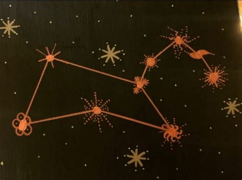 Leo Constellation Original Art - Acrylic Painting