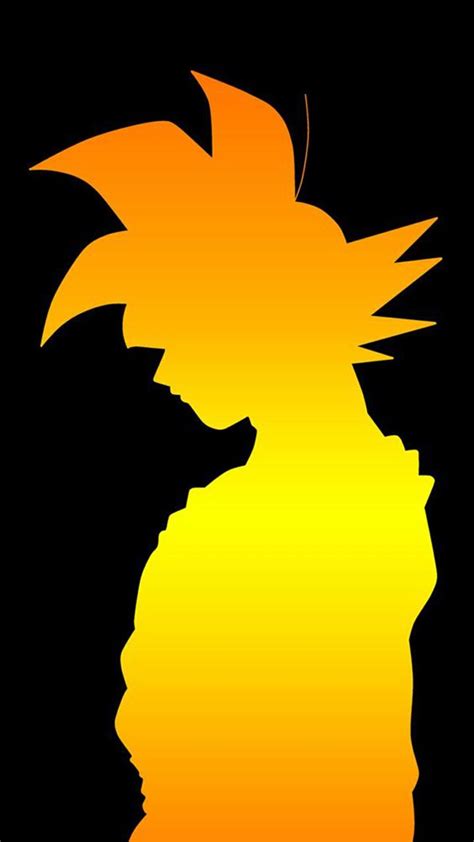 goku silhouette wallpaper | Dragon ball painting, Dragon ball artwork ...