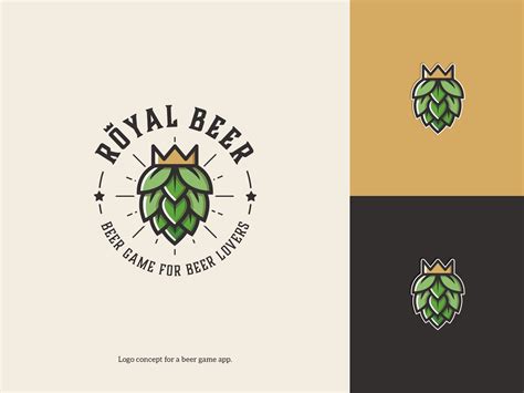 Logo for a beer game (app) by Liza Geurts on Dribbble