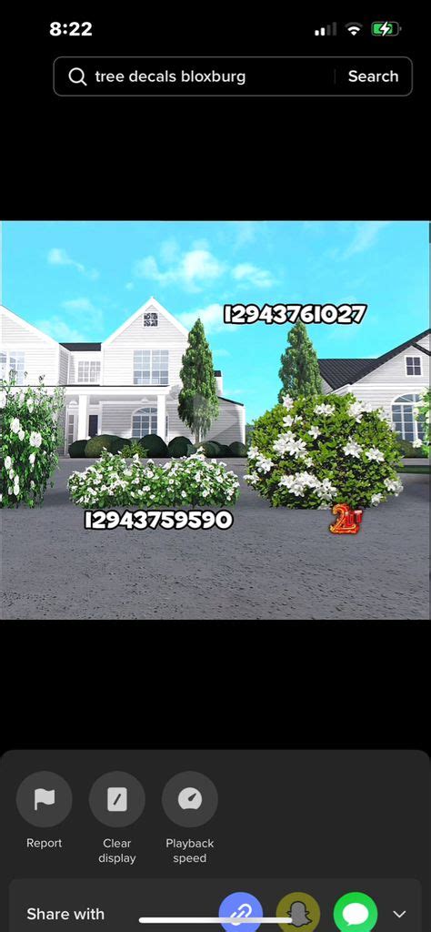 Tree Decal Codes Bloxburg