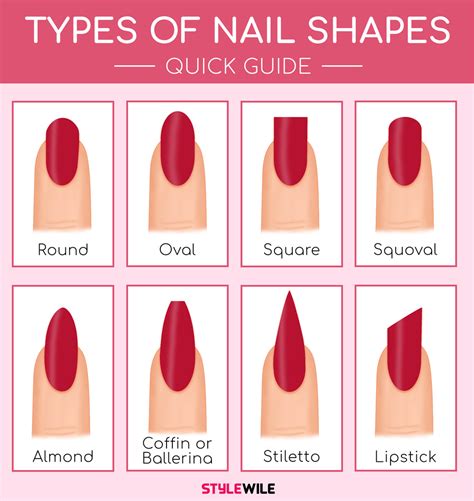 8 Types of Nail Shapes That You Need to Know Before Getting a Manicure | StyleWile