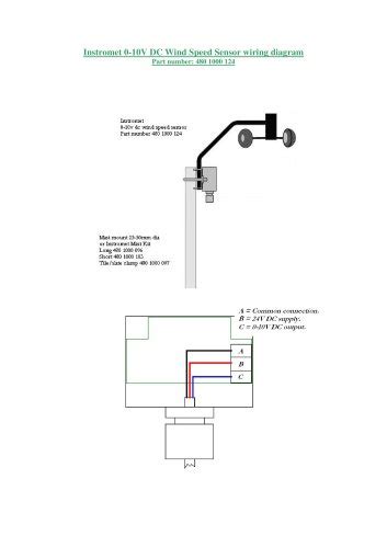 Instromet 0-10V DC Wind Speed Sensor wiring diagram - Instromet Weather Systems Ltd - PDF ...