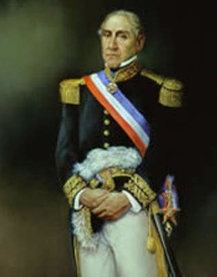 FILANAVAL: PRIMER PRESIDENTE DE CHILE ( Manuel Blanco Encalada )