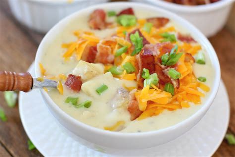 An easy to make potato soup that will knock your socks off! Tender ...