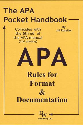 DW Publishing :: APA: Format & Documentation