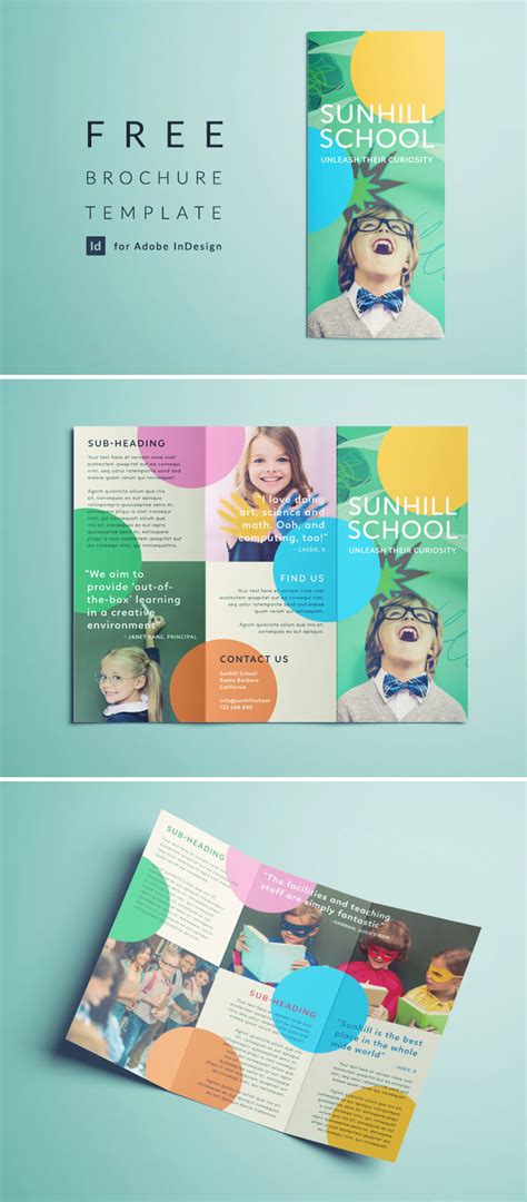 Brochure Templates For School Project – Rebeccachulew.com