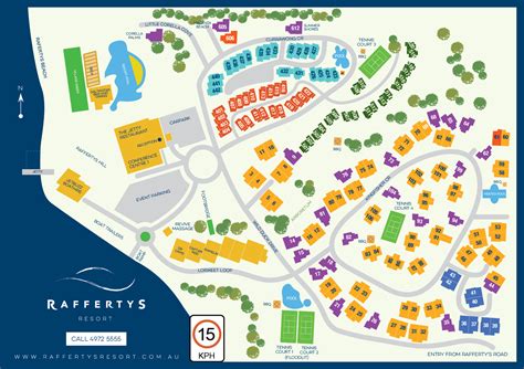 Resort Facilities & Map - Raffertys Resort