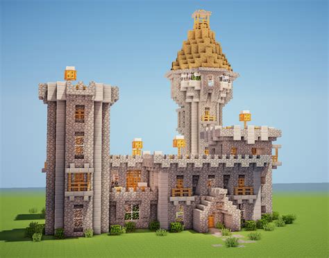 Minecraft Castle by Trinapple on DeviantArt