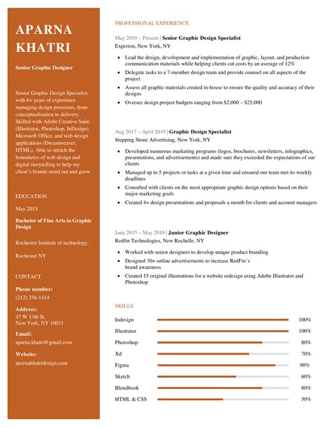 Cool-Creative-Resume-Template-Orange - PPTX Templates