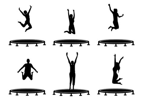 Trampoline Vector - Download Free Vector Art, Stock Graphics & Images