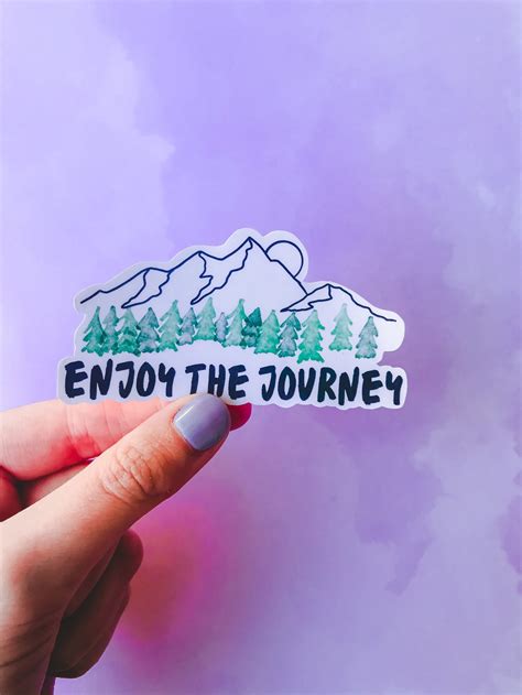 Enjoy the Journey Sticker | Etsy