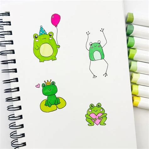 Frog Drawing Easy